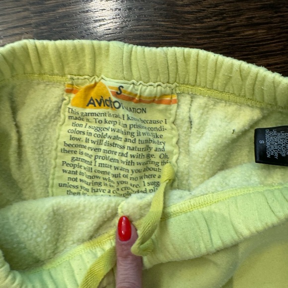 Aviator Nation neon yellow sweatpants - Picture 3 of 3